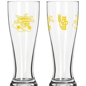 WICHITA STATE SHOCKERS 16OZ GAMEDAY PILSNER GLASS